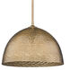 Shepard 1 Light 16 inch Modern Brass Pendant Ceiling Light 